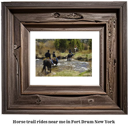 horse trail rides near me in Fort Drum, New York